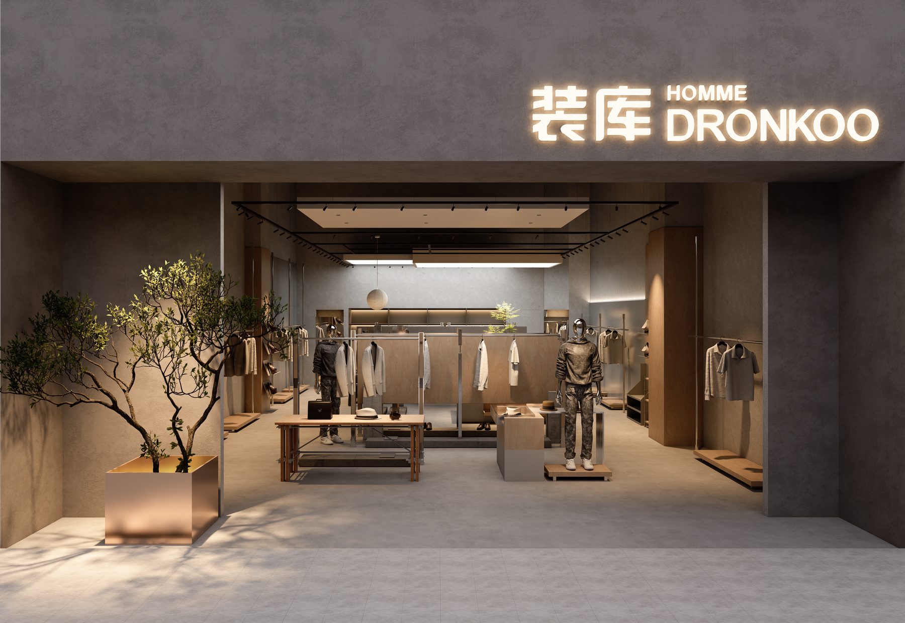 装库 DRONKOO HOMME 店舗外観